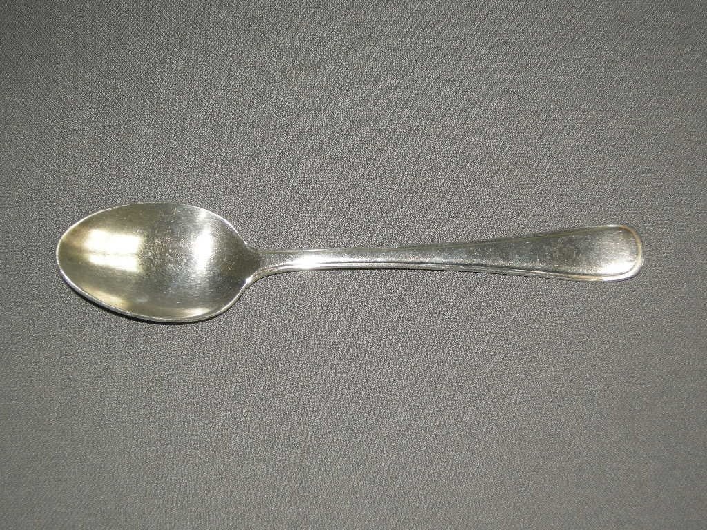 Keltum verzilverd rondfilet lepel 17,7 cm.