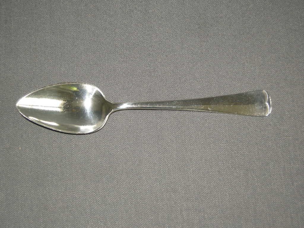 Gero verzilverd model 20 Haags Lofje lepel 18,5 cm.