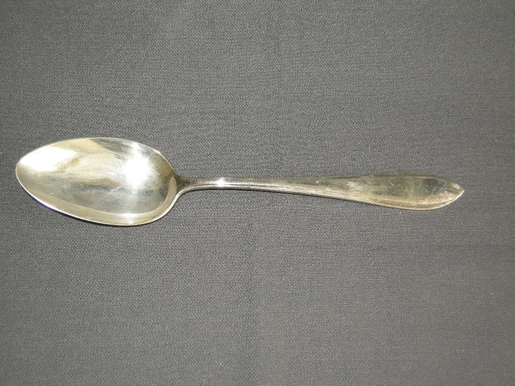 Gero verzilverd model 618 puntfilet lepel 21 cm.