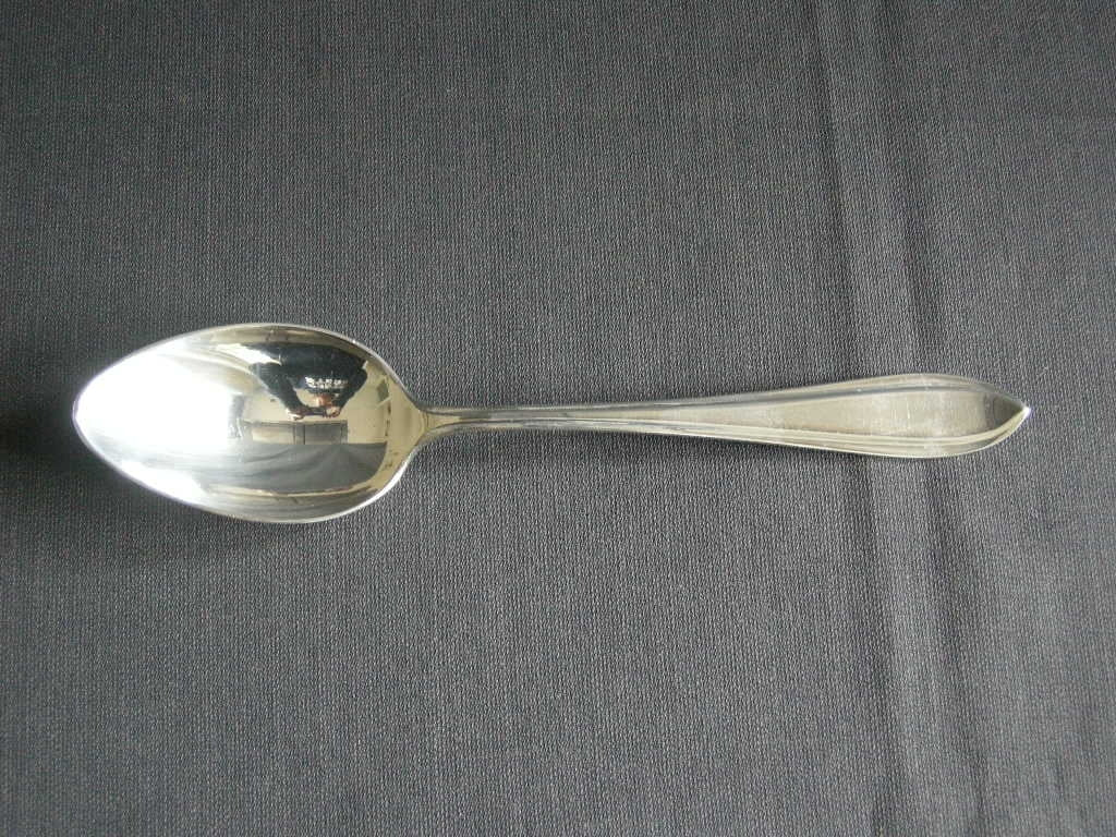 Keltum verzilverd P8 puntfilet lepel 21 cm.