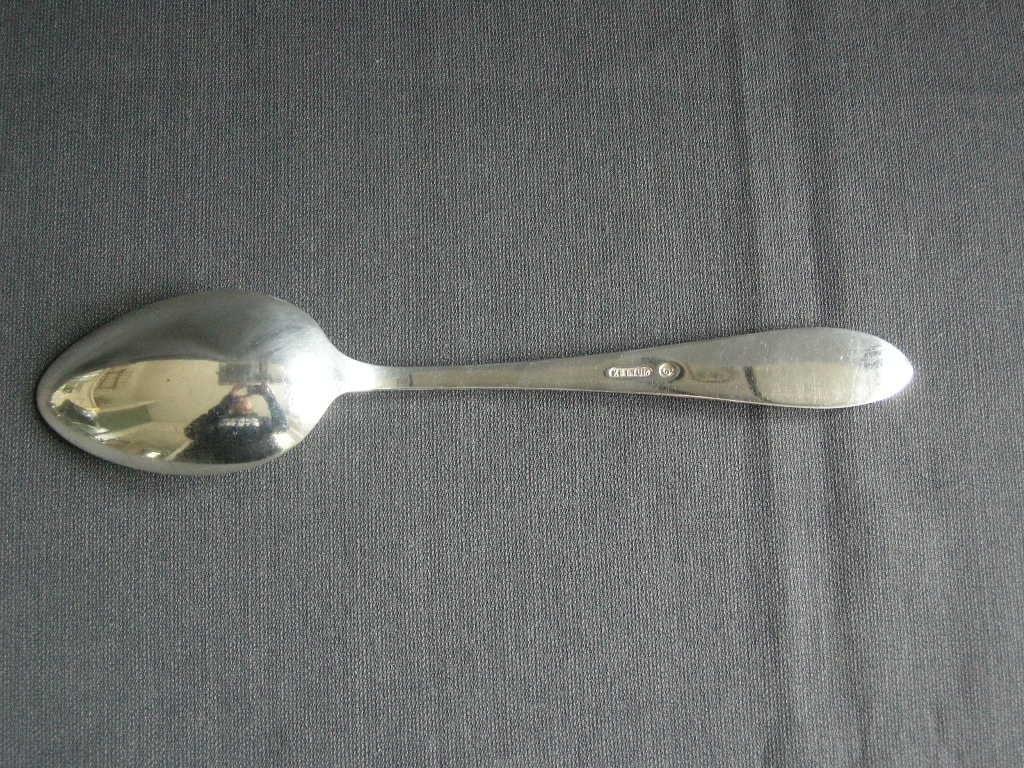 Keltum verzilverd P8 puntfilet lepel 21 cm.