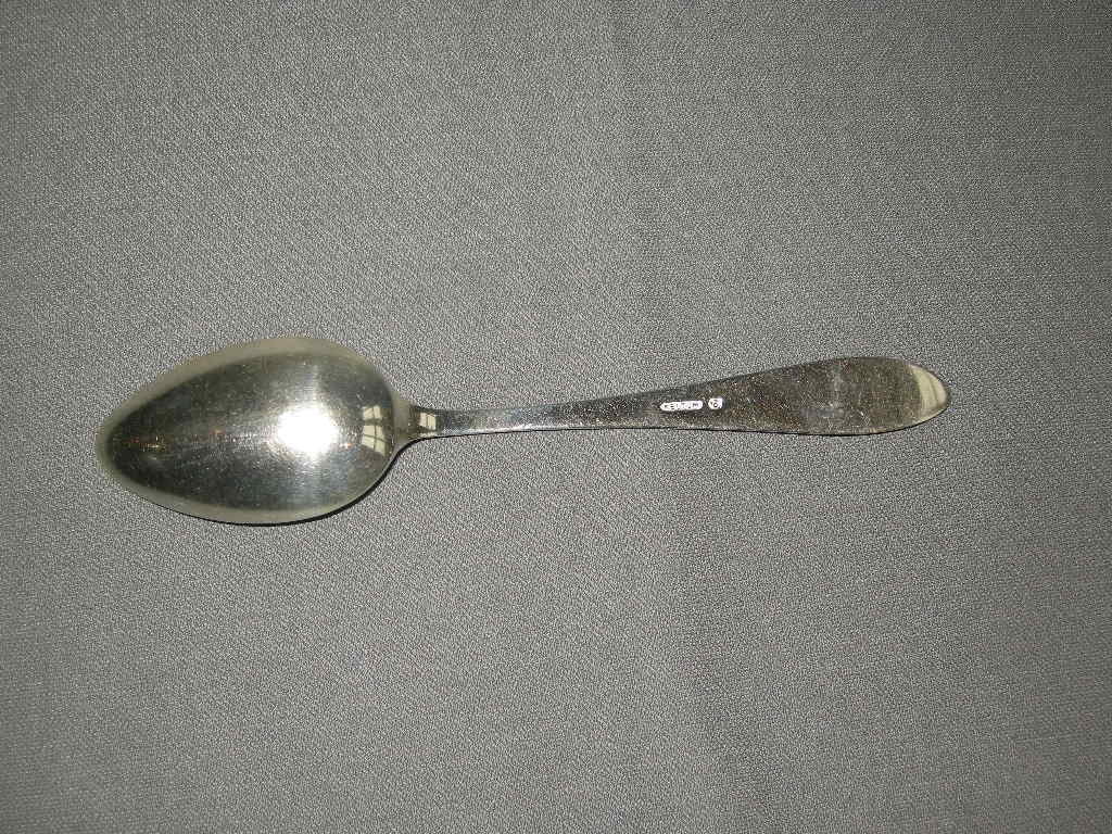 Keltum verzilverd P2 Enkel puntfilet lepel 21 cm.