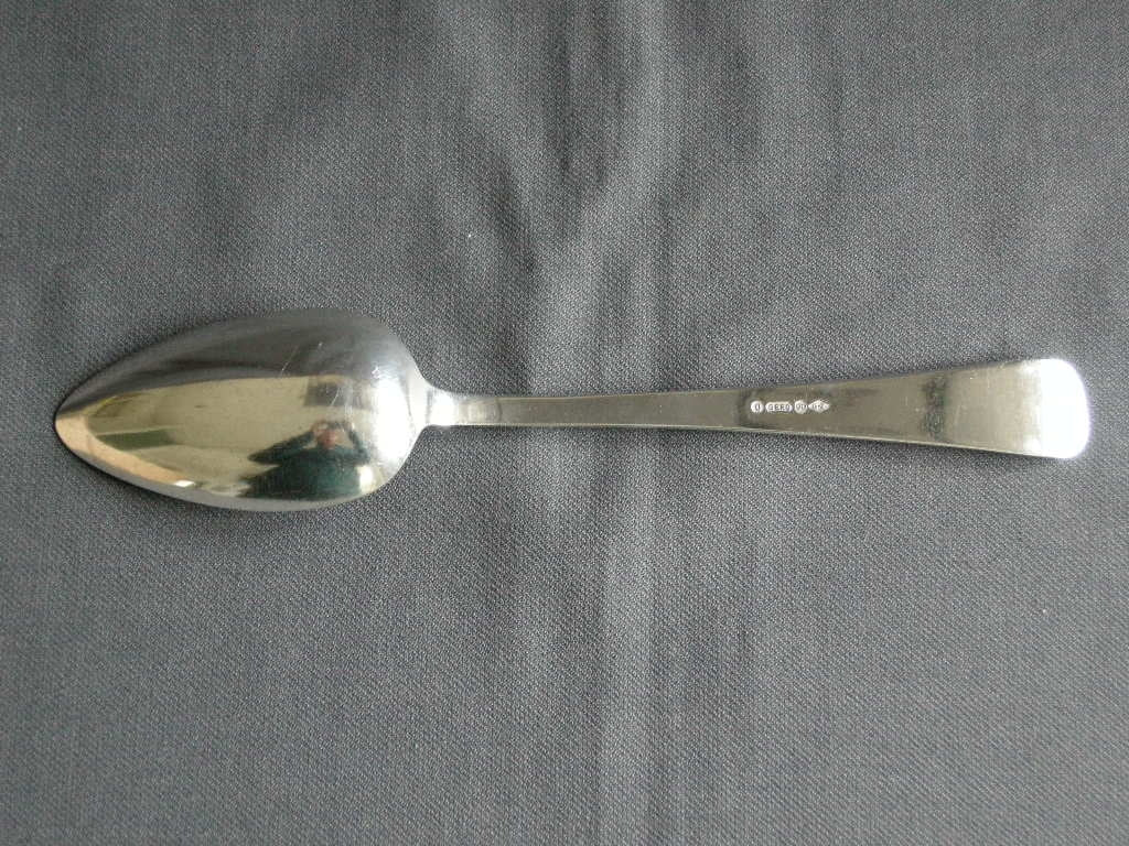 Gero verzilverd model 20 Haags Lofje lepel 21 cm.