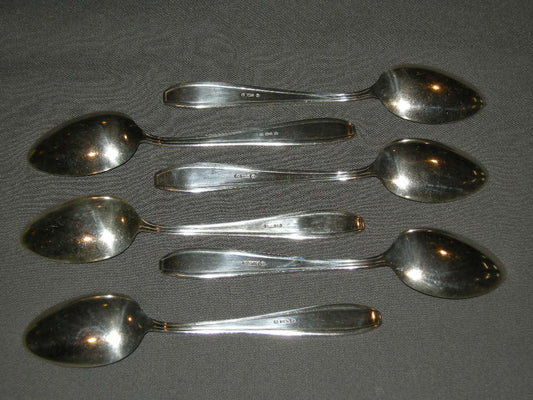 Sola verzilverd model 1640 6 lepels 18 cm.