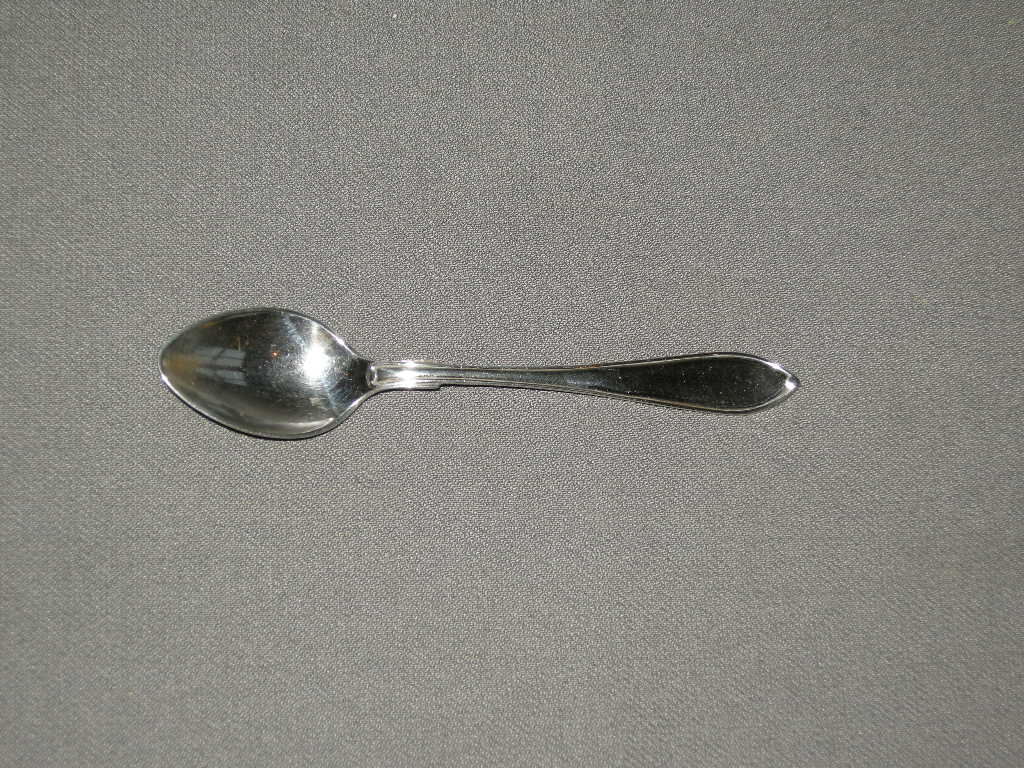 Gero verzilverd model 450 spitsfilet koffielepeltje