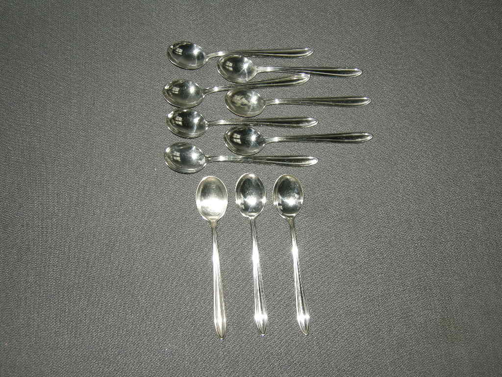 Keltum verzilverd P3 Chantal espressolepeltjes