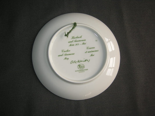 Hütschenreuther van de maand bordje O16 cm. serie 1 Mai