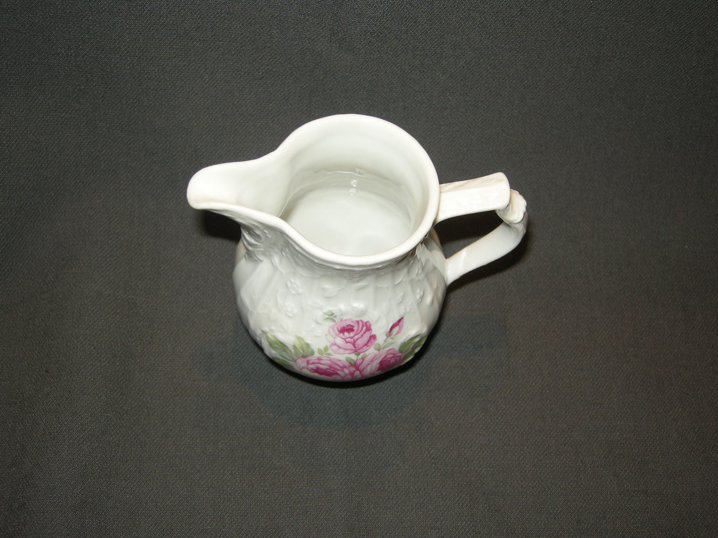 Rosenthal Sanssouci spierwit rose pioenroos melkkannetje