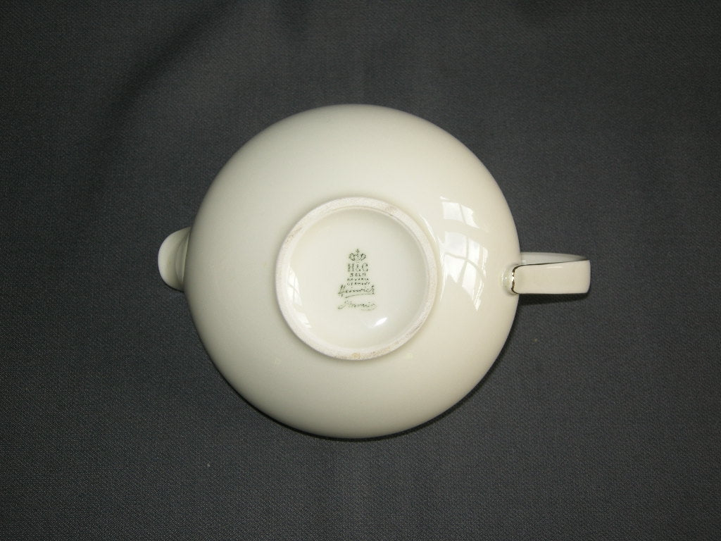 Heinrich Anmut 16438 roomwit met goudkleurig randje melkkannetje