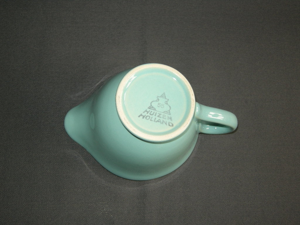 Huizen pastel aqua melkkannetje