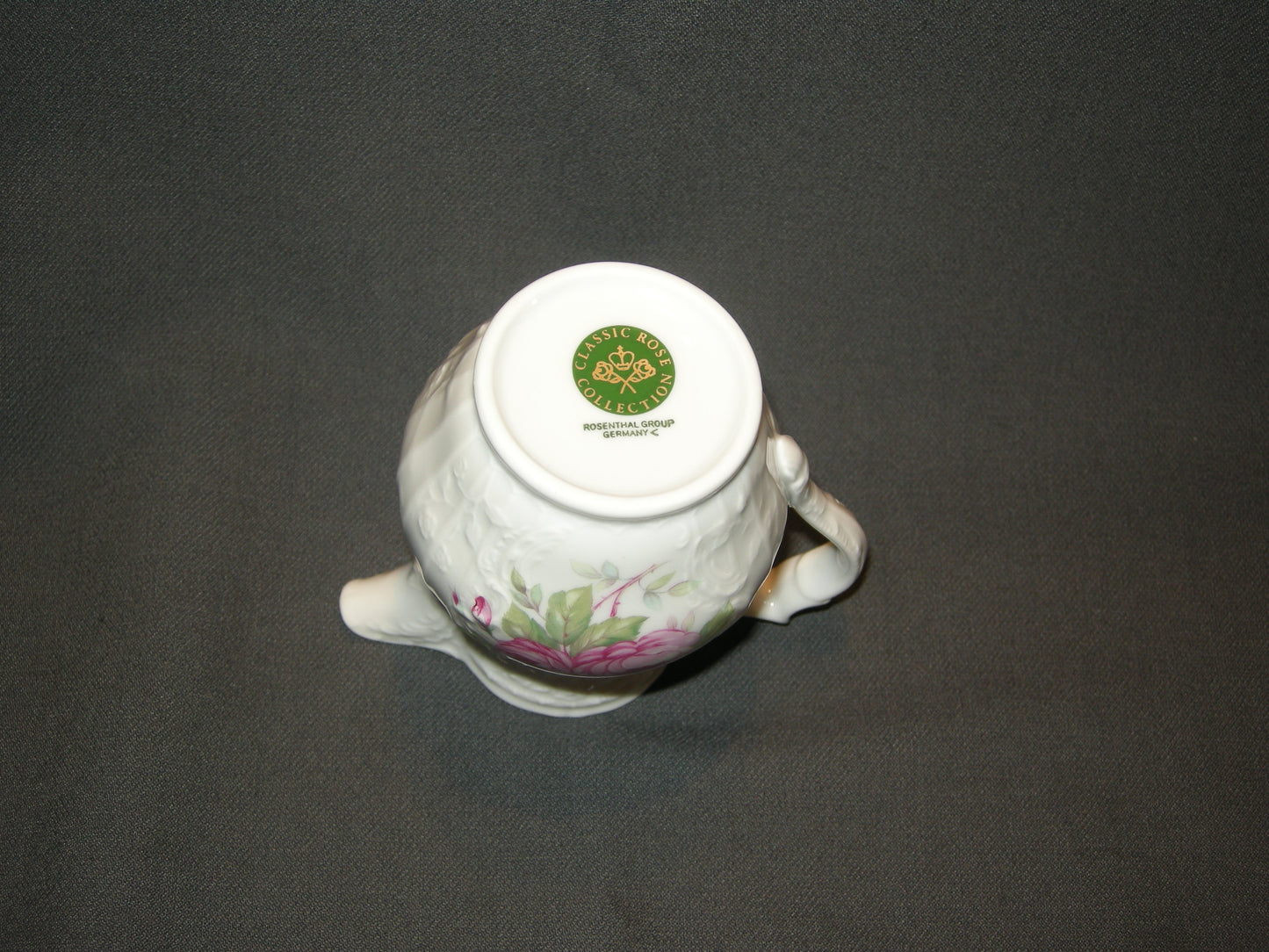 Rosenthal Sanssouci spierwit rose pioenroos melkkannetje