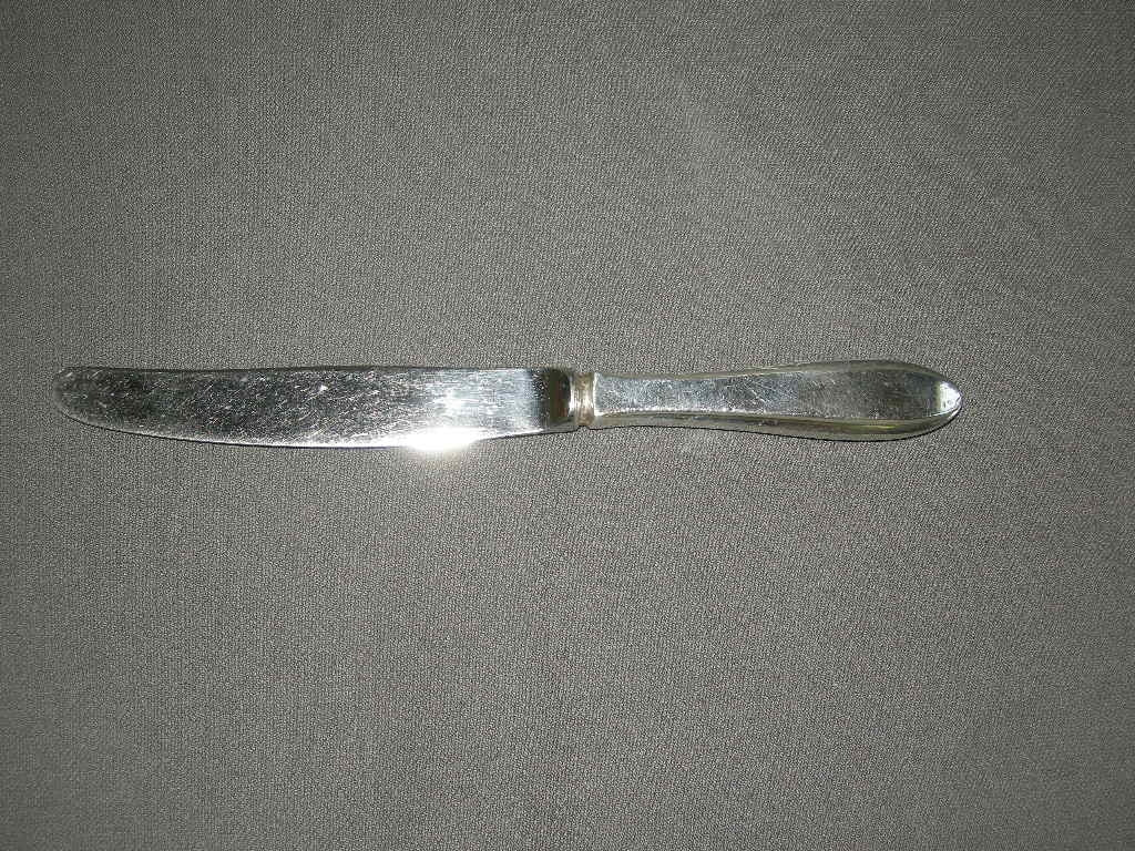 Gero verzilverd model 618 puntfilet mes met gladde snijrand 21 cm.