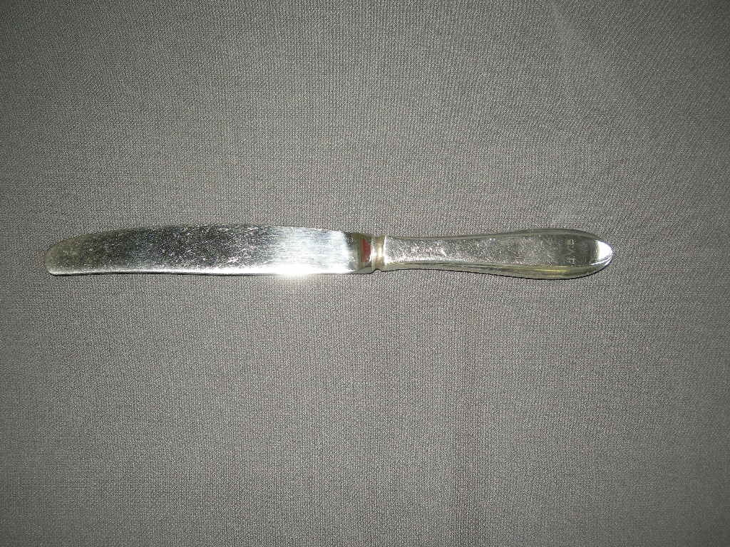 Gero verzilverd model 618 puntfilet mes met gladde snijrand 21 cm.