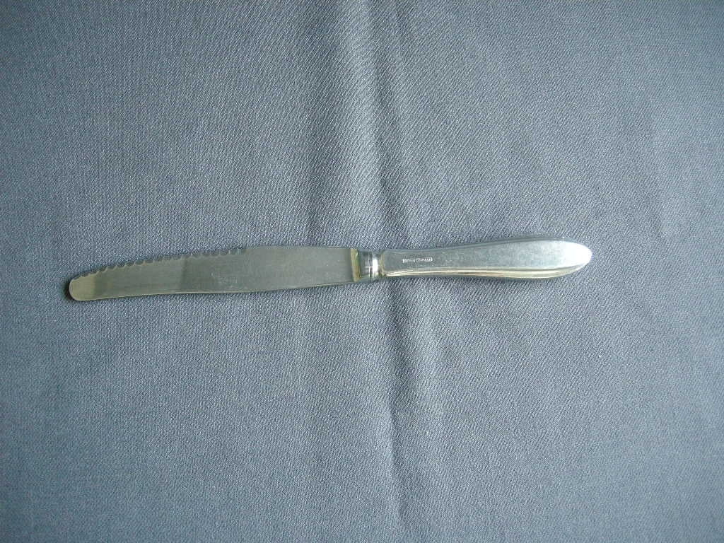 Gero Zilmeta model 718 puntfilet mes met kartel 21,3 cm.