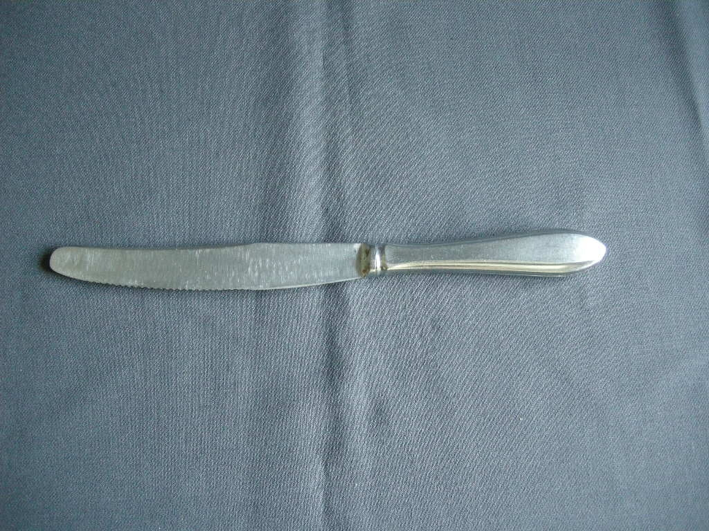 Gero Zilmeta model 718 puntfilet mes met kartel 25,5 cm.