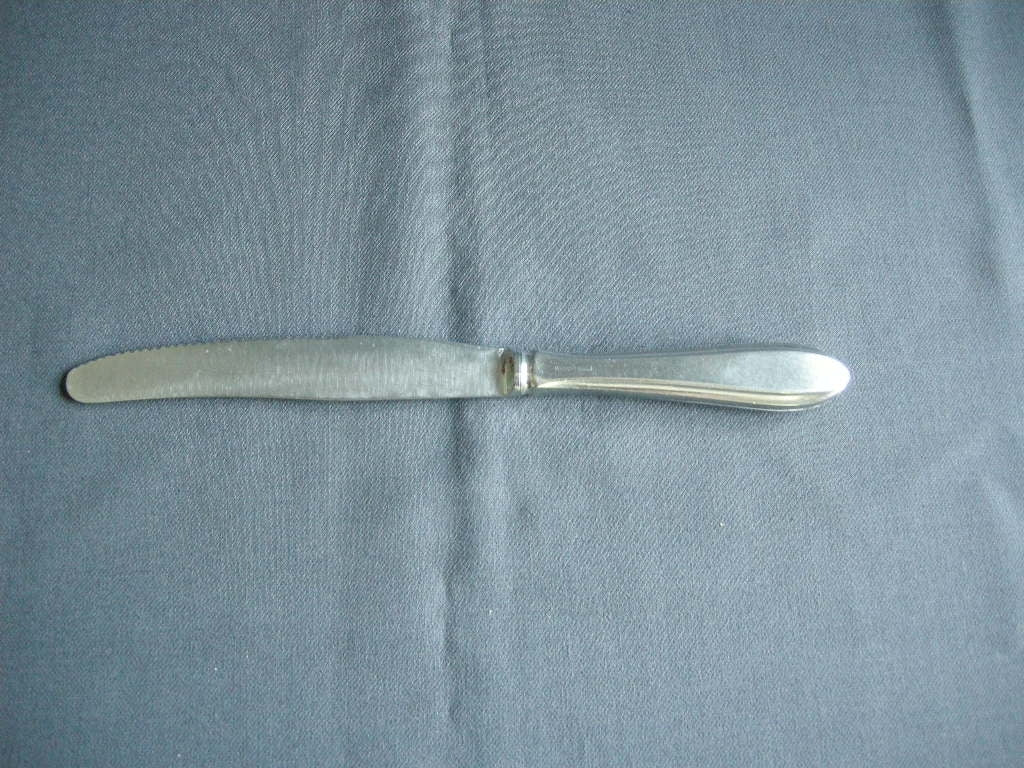 Gero Zilmeta model 718 puntfilet mes met kartel 25,5 cm.