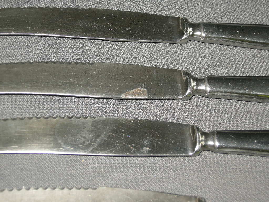 Gero Zilmeta model 718 puntfilet messen 21 cm. met kartels