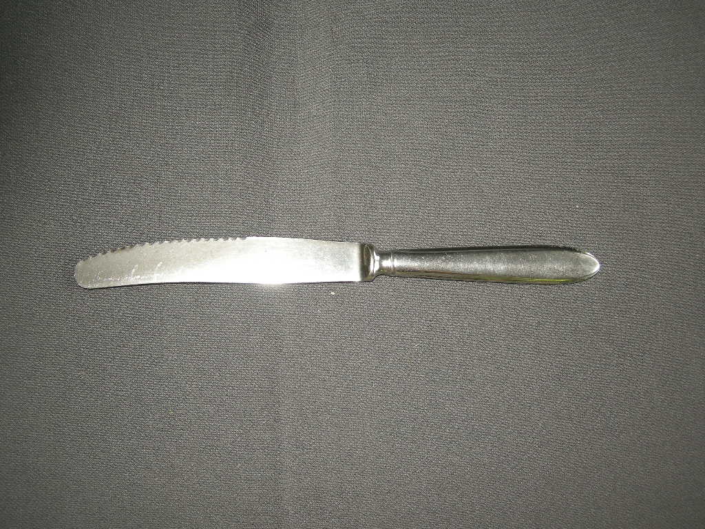 Gero Zilmeta model 718 puntfilet messen 21 cm. met kartels