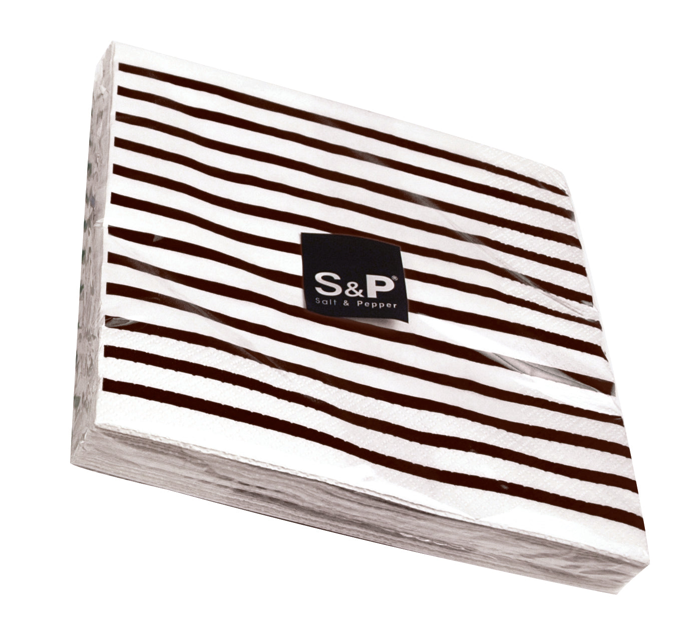 SALT & PEPPER Black 20 servetten  40 x 40 cm