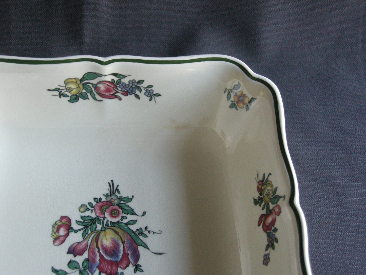 Villeroy & Boch Alt Strassburg oud stempel nestschaal 22 x 22 x 7 cm.