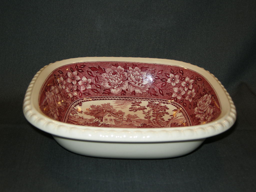 Villeroy & Boch Rusticana rood nestschaal 23 x 23 x 7 cm.