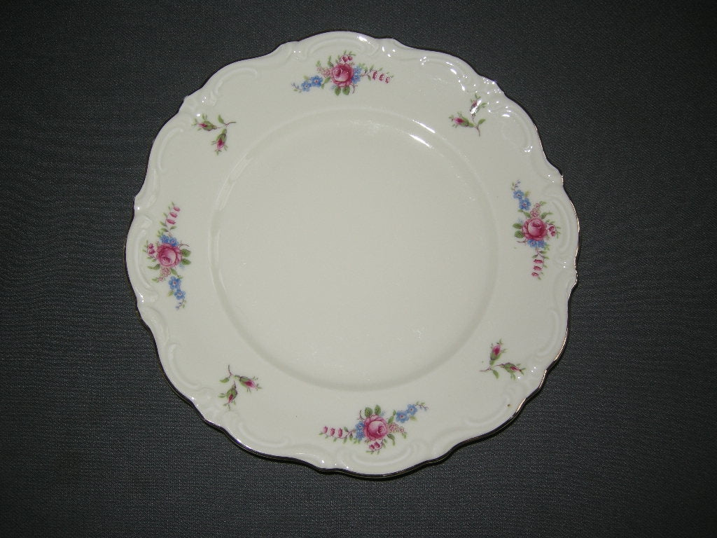 Bavaria roomwit - bloemdecor ontbijtborden