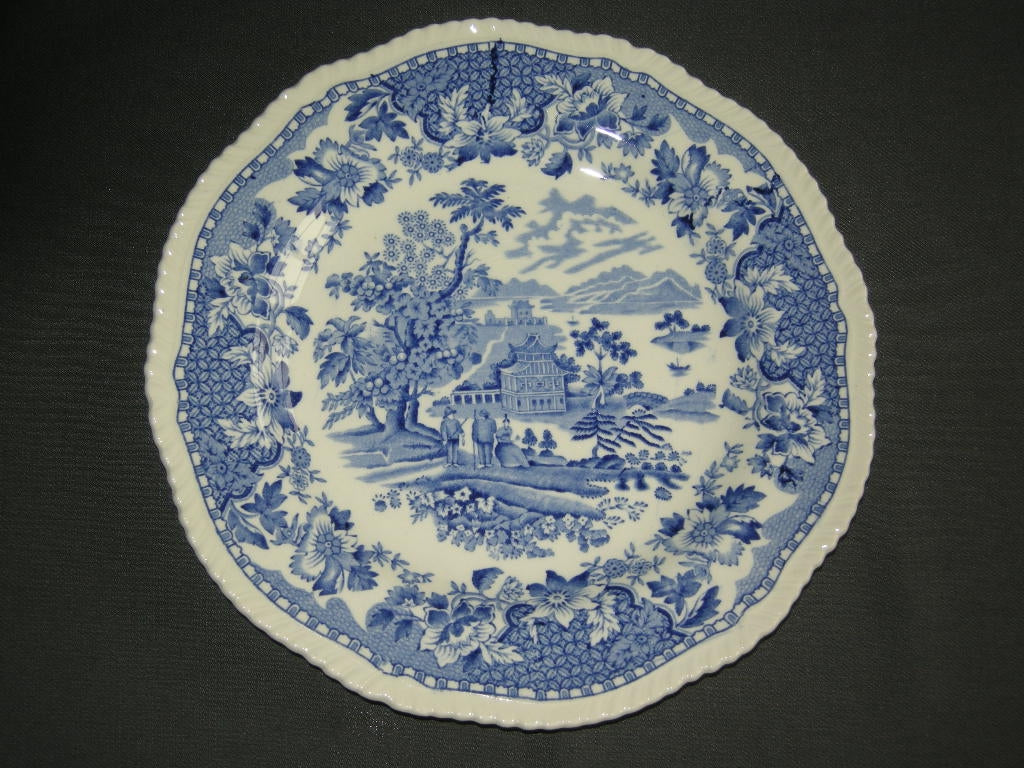 Woods Seaforth blauw ontbijtbord