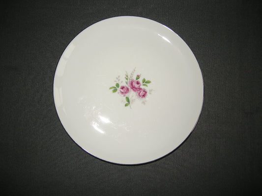 Eschenbach wit met rose roosjes ontbijtbord