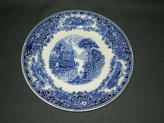 Petrus Regout Castillo blauw ontbijtbord