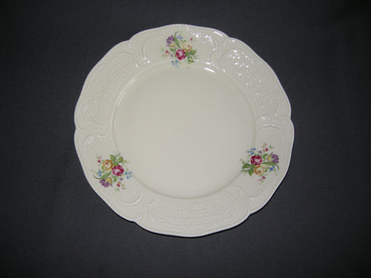 Rosenthal Sanssouci roomwit met bloemetjes ontbijtborden