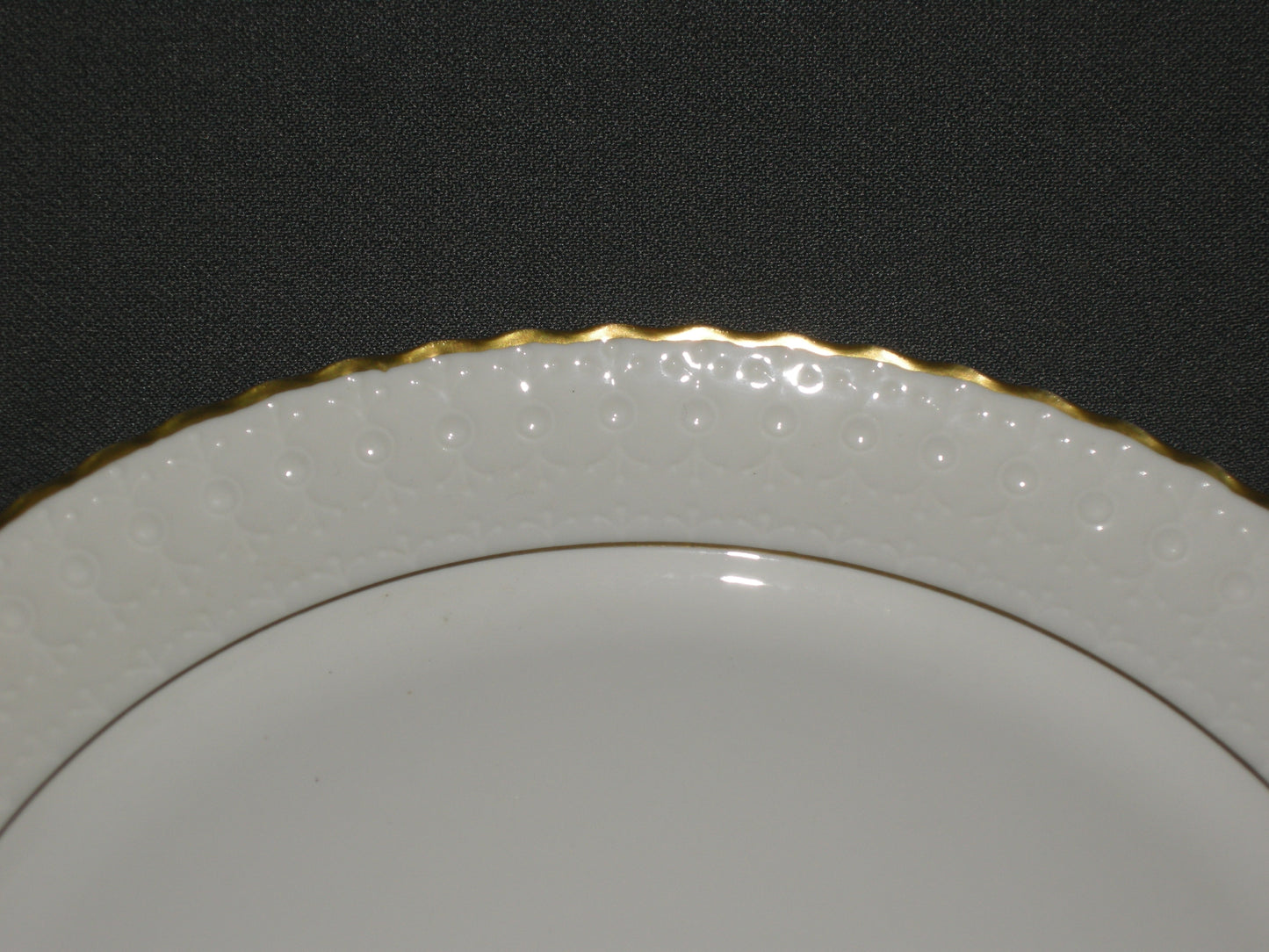 Tirschenreuth wit met goud ontbijtborden