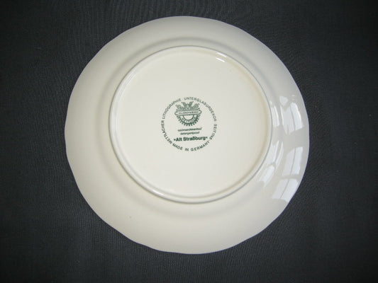 Villeroy & Boch Alt Strassburg nieuw stempel ontbijtbord tulp