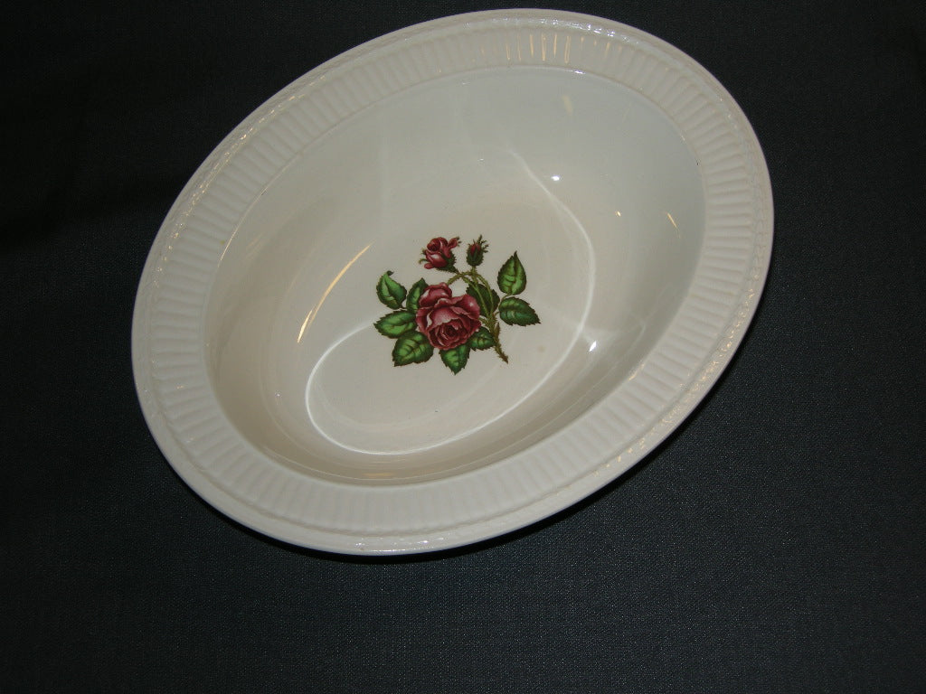 Wedgwood Moss Rose ovalen open groenteschaal