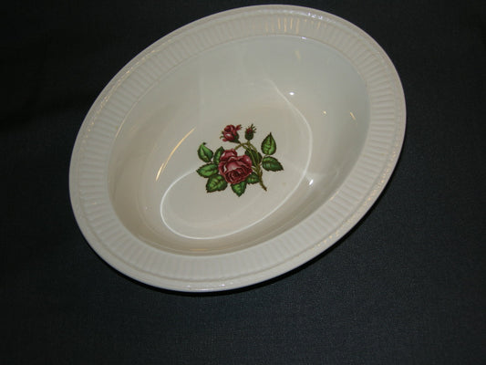 Wedgwood Moss Rose ovalen open groenteschaal