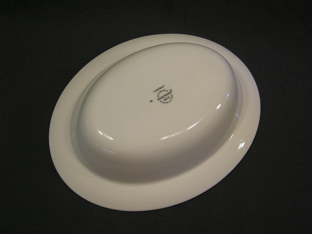 Wedgwood Conway ovale open groenteschaal 26,5 x 21 x 6 cm