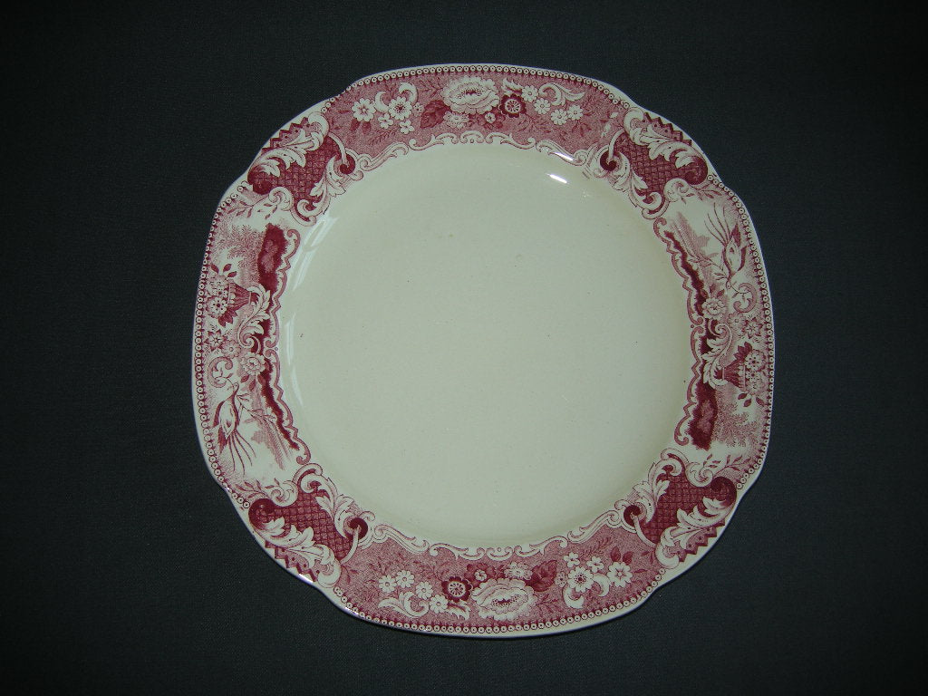 Societe Ceramique Victoria rood pannenkoekenbord