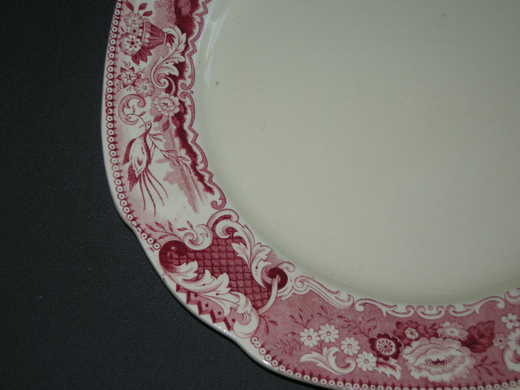Societe Ceramique Victoria rood pannenkoekenbord