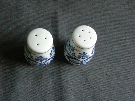 Hütschenreuther Blau Zwiebelmuster peper & zout set