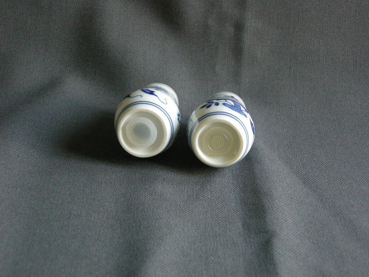 Hütschenreuther Blau Zwiebelmuster peper & zout set