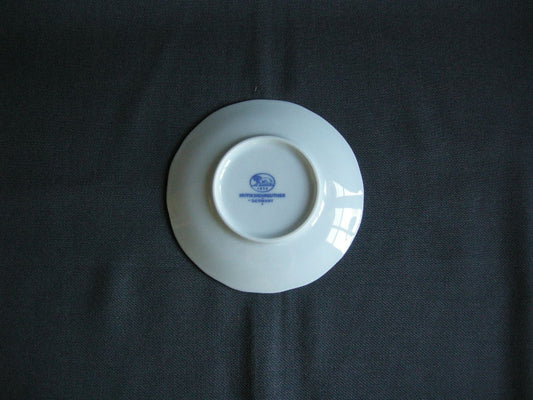 Hütschenreuther Blau Zwiebelmuster petit-fourbordje