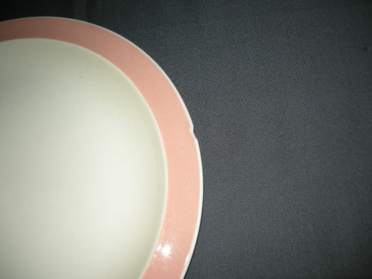 Boch Frères Keralux pastel zalmrose presenteerschaal