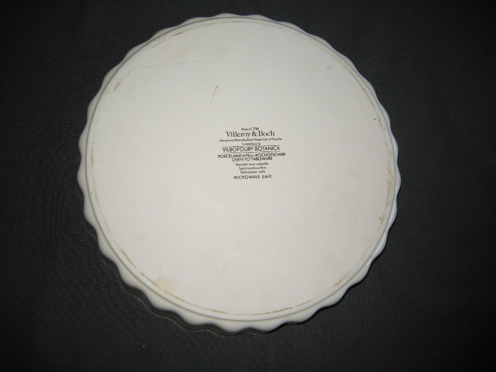 Villeroy & Boch Botanica Vilbofour quicheschaal O25 cm., hoogte 3,5 cm.