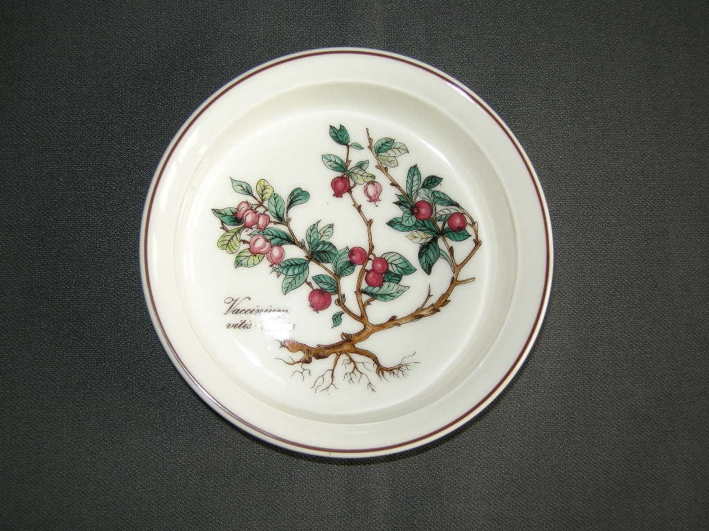 Villeroy & Boch Botanica Vilbofour quicheschaaltje O13 cm., hoogte 3 cm. Vaccinium vitis - idaea