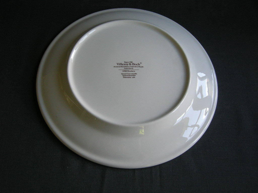 Villeroy & Boch Cortina 2700 wit met rood randje bord O24,5 cm.