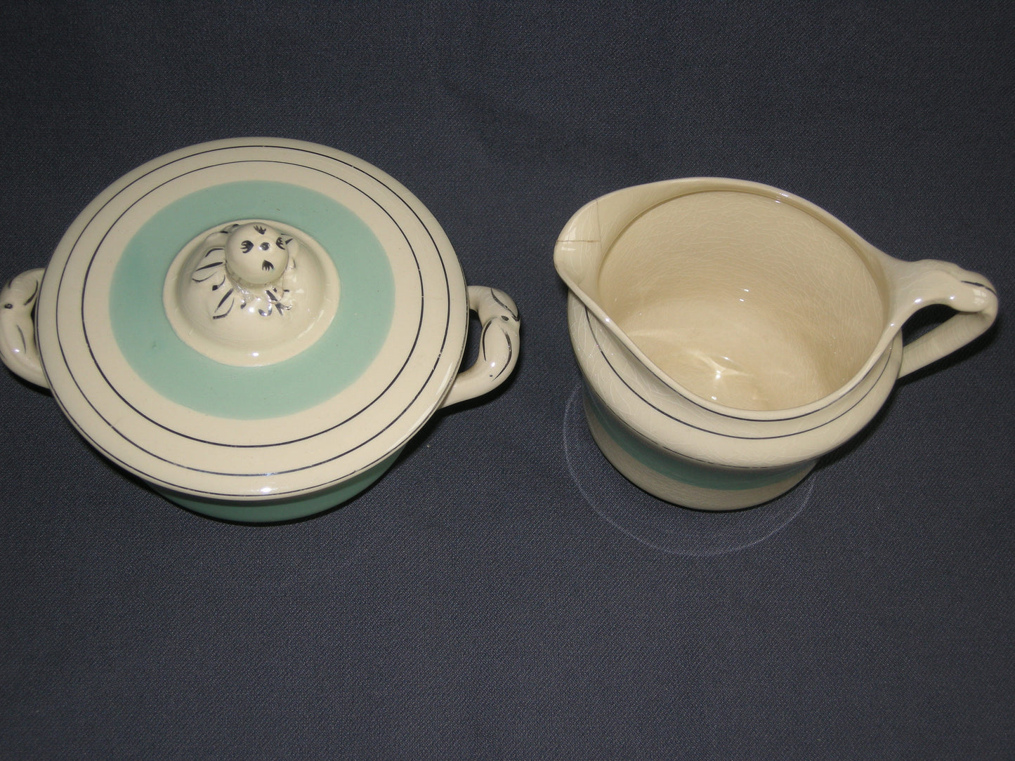 Johnson Bro's Victorian 765224 roomwit pastelgroen zilver roomstel