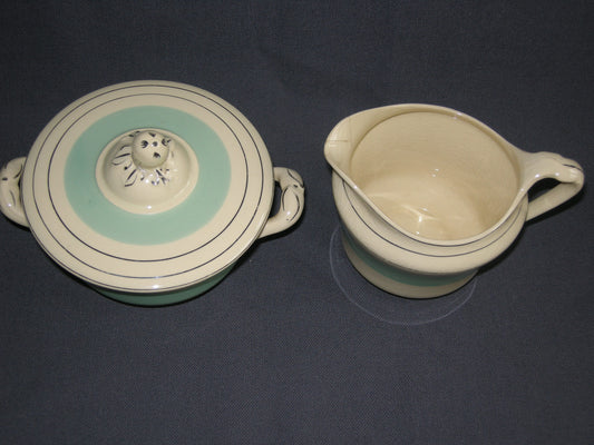 Johnson Bro's Victorian 765224 roomwit pastelgroen zilver roomstel