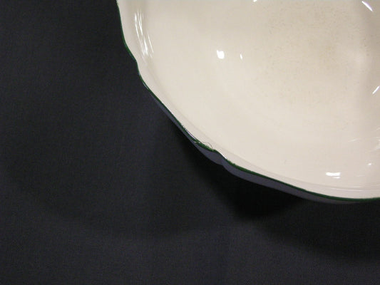 Villeroy & Boch Alt Strassburg oud stempel saladeschaal op voet O27 cm. barstje in bovenrand