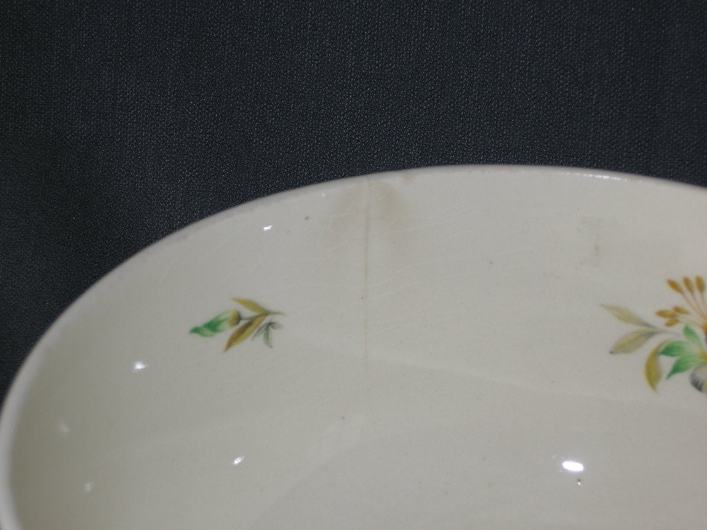 Petrus Regout Strandmodel groene lelie saladeschaal