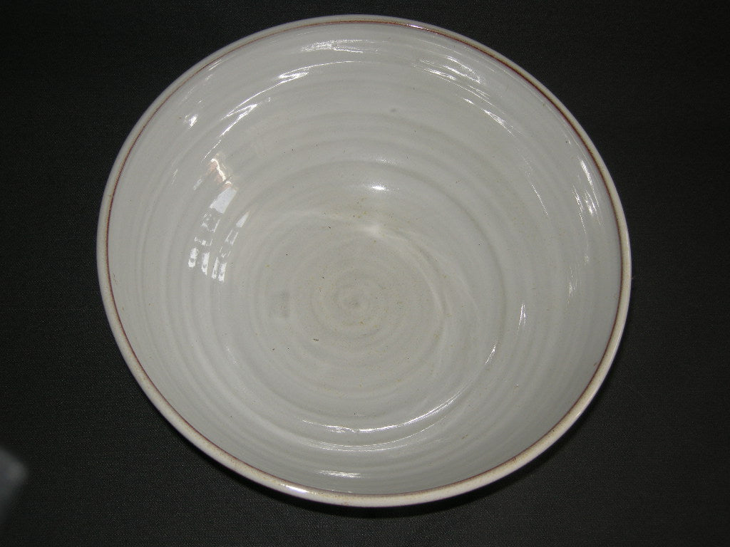 Zaalberg donkerbruin / wit saladeschaal