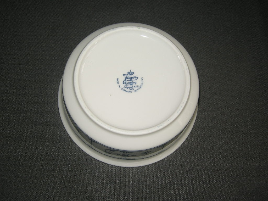 Jäger Blau Saks schaal O13,5 cm. hotelkwaliteit